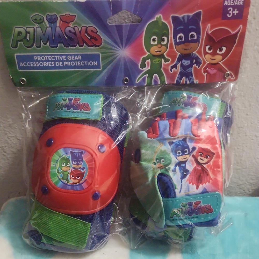 PJ Masks Bicycle Protective Gear Knee Elbow Pads Gloves